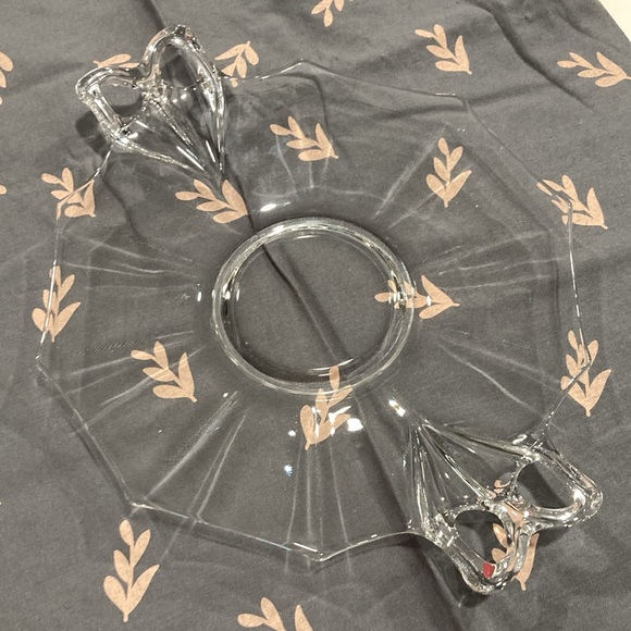 Vintage Fostoria - Clear- Uranium Platter - Picture 6 of 7